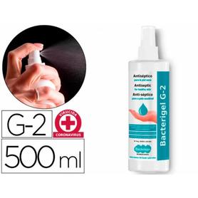 Gel hidroalcoholico higienizante para manos limpia y desinfecta sin necesidad deaclarado spray bote 500 ml
