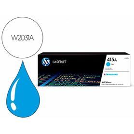 Toner hp 415a para hp color laserjet pro m454 mfp m479 cian 2100p