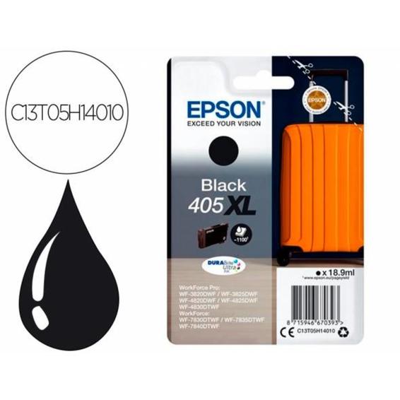 Ink-jet epson 405 xl wf-3820dwf / wf-4820dwf / wf-7830dtwf / wf-7840dtwf alta capacidad negro