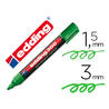 Rotulador edding marcador permanente 300 verde punta redonda 1,5-3 mm