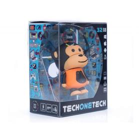 Memoria usb tech on tech makako mono naranja 32 gb