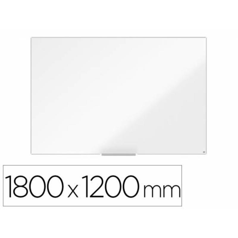 Pizarra blanca nobo nano clean ip pro lacada magnetica 1800x1200 mm