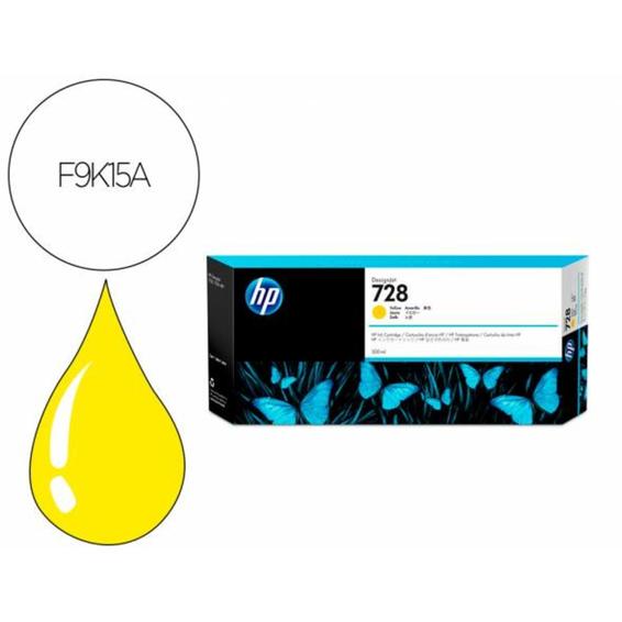 Ink-jet hp designjet 728 amarillo 300 ml/dnj730/1000 paginas
