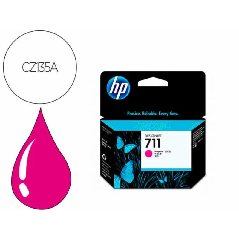 Ink-jet hp designjet t120/t520 magenta n 711 pack 3/1000 paginas