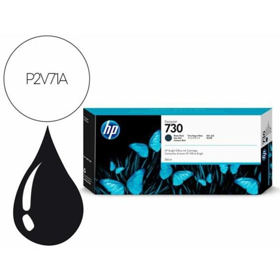 Ink-jet hp n 730 300-ml matte negro/ dnj t1700/1000 paginas