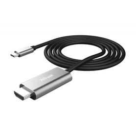 Cable trust calyx adaptador usb-c a hdmi longitud 1,8 m color negro