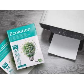 Papel fotocopiadora liderpapel ecolution din a4 80 gramos paquete de 500 hojas