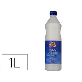 Agua destilada vivochef botella 1l
