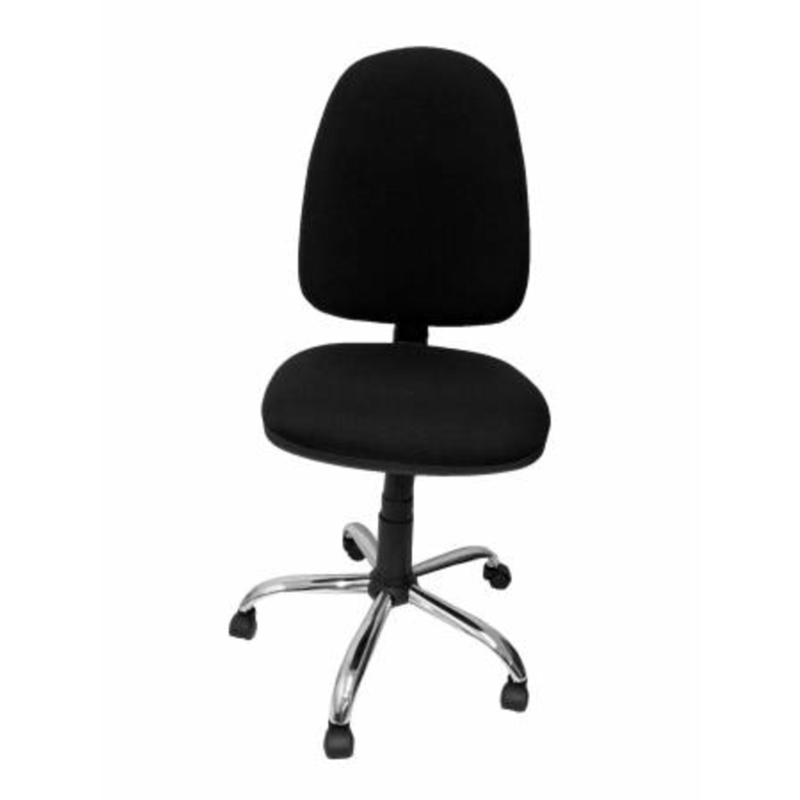 Silla Ayna aran negro base cromada