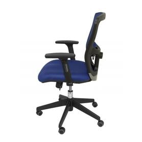 Silla Pozuelo respaldo malla azul asiento 3D azul