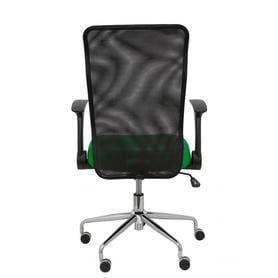 Silla Minaya respaldo malla negro asiento bali verde