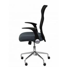 Silla Minaya respaldo malla negro asiento bali gris oscuro