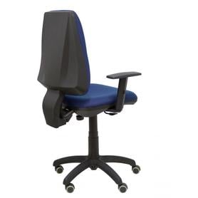 Silla Elche CP bali azul marino brazos regulables ruedas de parquet