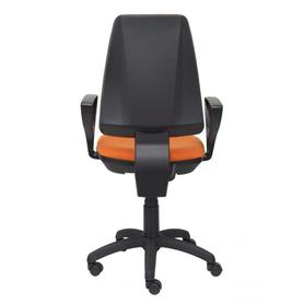 Silla Elche CP bali naranja brazos fijos