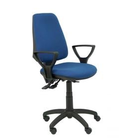 Silla Elche S bali azul marino brazos fijos