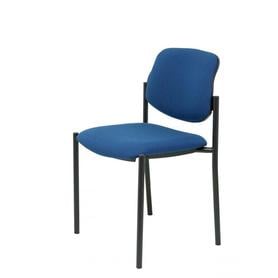 Silla fija Villalgordo bali azul marino chasis negro