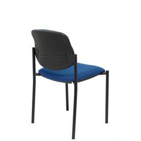 Silla fija Villalgordo bali azul marino chasis negro