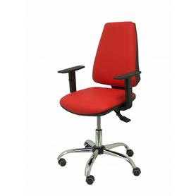 Silla Elche S 24 horas similpiel rojo