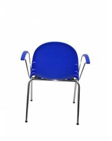 Pack 4 sillas Ves plástico azul