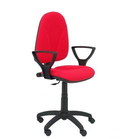 Silla Algarra bali rojo brazos fijos