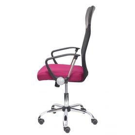 Silla Gontar respaldo malla negro asiento granate