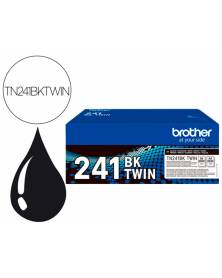 Toner brother tn241bktwin hl3140 / 3170 / 3150 / dcp9020 / mfc9140 / 9330 / 9340 negro 2500 paginas pack