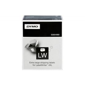 Etiqueta adhesiva dymo labelwriter para envio 104x159 mm blanca para impresoras 4xl/5xl rollo de 220 unidades