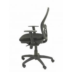 Silla Jorquera malla blanca asiento bali negro