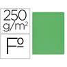 Subcarpeta Gio folio cartulina 250 gr de gramaje color verde