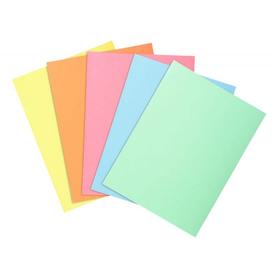 Subcarpeta cartulina exacompta din a4 paquete de 100 unidades colores pastel surtidos 60 gr