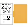 Subcarpeta Gio folio cartulina 250 gr de gramaje color amarillo