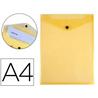 Carpeta liderpapel dossier broche polipropileno din a4 formato vertical amarilla transparente 50 hojas - DS09