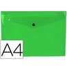 Carpeta liderpapel dossier broche 44053 polipropileno din a4 verde claro transparente 50 hojas - DS27