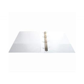 Carpeta exacompta canguro 4 anillas 16 mm din a4+ carton forrado polipropileno personalizable 3 bolsillos